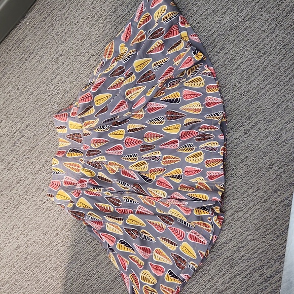Effie's Heart Leaf Print Skirt Size Small - Picture 5 of 12